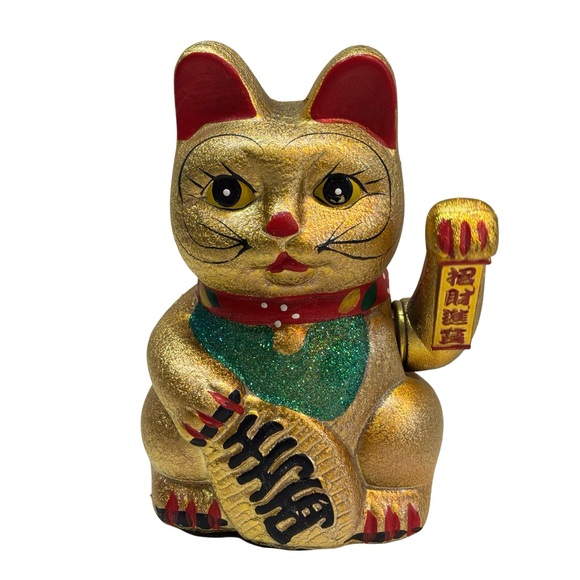 Other - Golden Lucky Cat Figurine